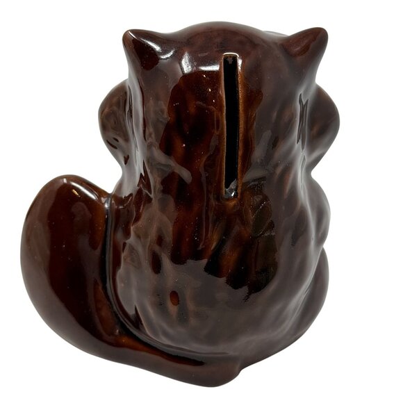 Niagara Falls Canada Ceramic Beaver McMaster Brown Clay Bank Kitschy CabinCore - Picture 2 of 7